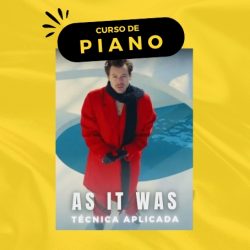 CURSO DE PIANO - Desenvolvimento técnico com base em repertório (Música: As It Was)